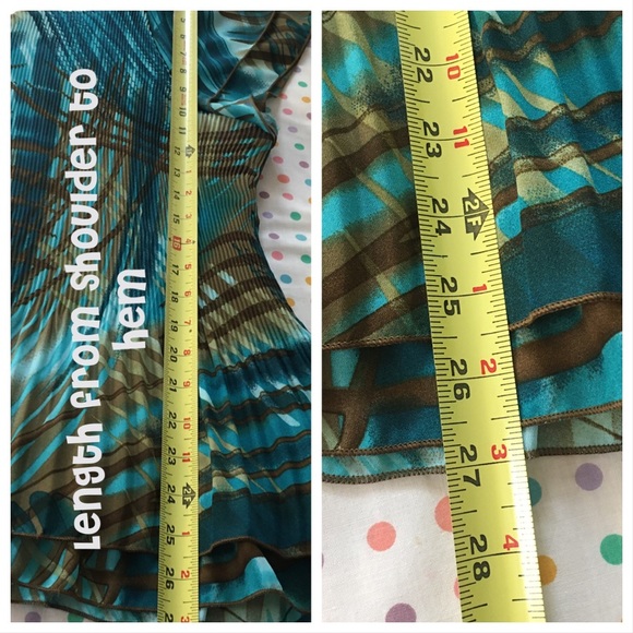 VIOLIN Woman’s Accordion Pleated Pullover Blouse 2X - Picture 13 of 16